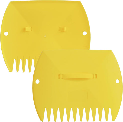 Garden and Yard Leaf Scoops Hand Rakes, Large Sized, Multiple Use for Leaves, Lawn Debris and Trash Pick Up Good Use 1 Pair...