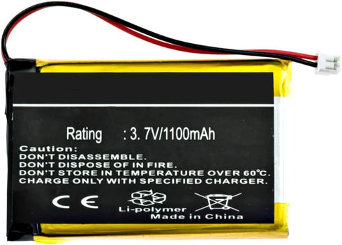RTI ATB-1200 Remote Control Battery RLI-009-1.1 Li-Ion 3.7V (1100 mAh) Battery - Replacement for RTI ATB-850 and ATB-1200...