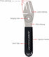 Rotor Truing Fork Bike Disc Alignment Tool Bicycle Brake Wrench,Bike Disc Brake Pad Adjustment Alignment Tool Gap Regulator,3 Slot Depths,Strong,E...