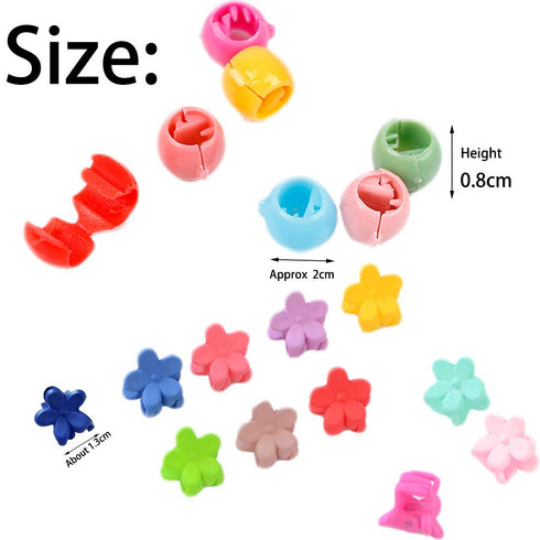 CÉLLOT 200 Pieces Little Baby Girls Hair Bangs Mini Hair Claw Clip Hair Pin Hair Accessories Clips for Girls,Teens, Kids, Toddlers Children with B...