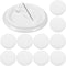 SEWACC Sublimation Keychain Blanks 20 Pcs Blank Button Making Supplies Round Badge Button Parts Metal Button Pin Badges for Button Maker Machine D...