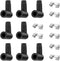 DSkoiph 8 PACK Spark Plug Boot HEI Distributor and Coil Boot 90 Degree Spark Plug Boot Terminal Kit...