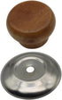 2pcs Pot Lid Knobs Universal Kitchen Cookware Replacement Pot Lid Knobs Pan Lid Holding Handle (Wooden)...