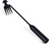 Weed Puller Tool, Uprooting Weeding Tools Gardening with 4 Teeth, Black Steel Manual Weeder Multifunctional Hand Weed Remover Tool for Yard, Farm,...