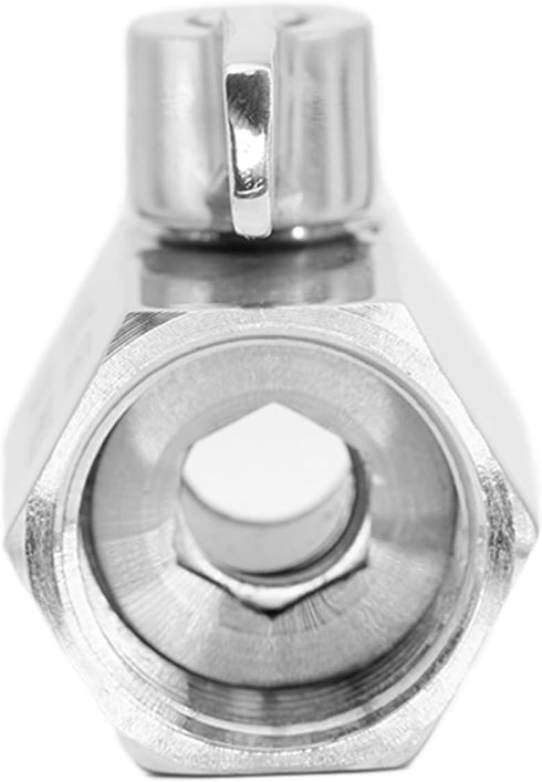 Stainless Steel Garden Hose 3/4" Shut Off Valve GHT Thread Heavy Duty Ball Valve Connector...