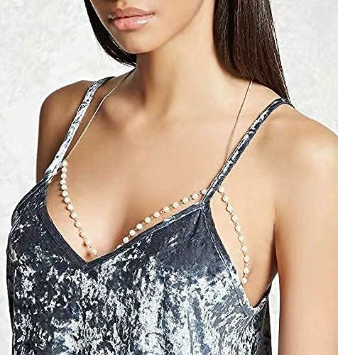 Jerler Pearl Trim Garland Artificial Pearl Bead Chain Trim Strands Roll, Ideal for DIY Crafts, Christmas, Wedding, Bouquet and Party Decoration (W...