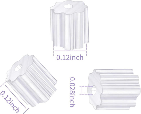 Silicone Earring Backs, 200PCS Soft Clear Earring Backing Replacement Stoppers for Stud Post Fishhook Earrings, Hypoallergenic...