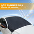 Car Windshield Sun Shade, Car Window Shades, Sun Visor Front Windshield Sunshade with Side Mirror Covers, Car Exterior Accessories Front Windshiel...