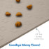 MIGHTY MONKEY 100% Waterproof Dog Food Mat, Raised Edges Silicone Pet Feeding Placemat for Cat, Dogs, Pet Bowls, High Lipped Tray Prevents Water S...