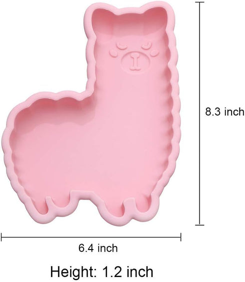 Llama Cake Pan Mold Alpaca Silicone Baking Mold Cheese Cake Jelly Pudding Muffin Pizza Pie Flan Tart Bread Bakeware Pastry Baking Mold (8 X 6 X 1....