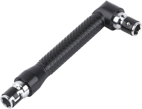 Socket Wrenches, Torque Wrenches, L Shape Wrench Driver 1/4 Inch Hex Socket Wrench Double Head for Screwdriver Bits Hand Tool, Angle Grinder Socke...