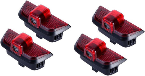 Car Led Door Logo Light Ground Courtesy Door Light Projector 4Pcs Compatible with C Class W204 C200 2008-2013 C230 C280 2008 C260 C300 2010-2014.....