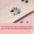 PAMIR TONG 1320pcs 6*12mm Horse Eye Shape Craft Gems Jewels Acrylic Flatback Rhinestones Gemstone with Tweezers Glue Picking pen for Bead Adhesive...