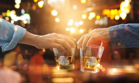 Skull Ice Cube Maker Tray 3D Silicone Ice Skull Maker for Christmas Halloween Whiskey Cocktails Juice (Black)...