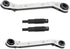 1/4 Inch Hexagon Socket Wrench Set, Black, Alloy Steel...
