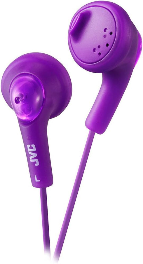 JVC HAF160V Gumy Ear Bud Headphone Violet...