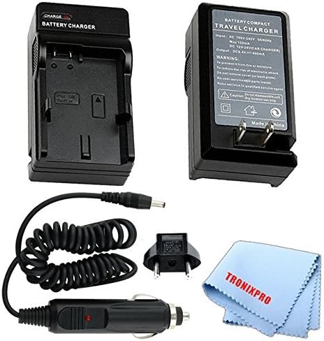 Car/Home Charger for LP-E8 or LC-E8 Rechargeable Camera Battery for Canon EOS Rebel T2i, T3i, T4i, T5i, 550D, 600D, 650D, 700D, Kiss X4, X5, X6 & ...