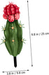 Decorative Garden Inserts Metal Cactus Stake Easter Yard Sign Lawn Ornaments Cactus Yard Art Plant Pick Yard Ornament Plants for Outside Lawn Deco...