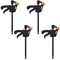 4 Pcs F Clamp Clip Bar Grip Quick Ratchet Release Squeeze Clamps Tools for Woodworking Set...