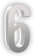 5 Inch House Numbers, ABS-Polymer, Premium Quality, Backlit LED 5000K Illuminated Home Address Number, Lighted House Numbers, Modern Address Numbe...