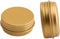 Othmro 24pcs 0.5oz/15ml Metal Round Tins Aluminum Tin Cans Containers with Screw Lid, 40 * 18mm(DxH) Gold tin cans for Salve, Spices, Lip Balm, Te...