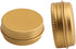 Othmro 24pcs 0.5oz/15ml Metal Round Tins Aluminum Tin Cans Containers with Screw Lid, 40 * 18mm(DxH) Gold tin cans for Salve, Spices, Lip Balm, Te...