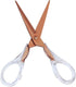 6.5" Acrylic Rose Gold Fabric Scissors Stainless Steel Office Craft Scissors Desk Stationery Paper Cutting Tool Tailor Shears for Sewing, Artwork,...