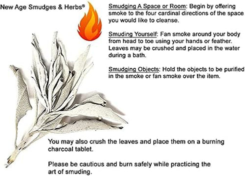 (Pack of 3)-New Age Smudges & Herbs -Premium California White Sage Incense 4 Inches Long. Home Cleansing Incense,Fragrance,Meditation,Smudging Rit...