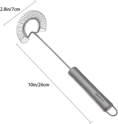 Egg Beater Stainless Surround helixSpring Coil Whisk, Egg Frother, Milk and Blender - Kitchen Utensils (small)...