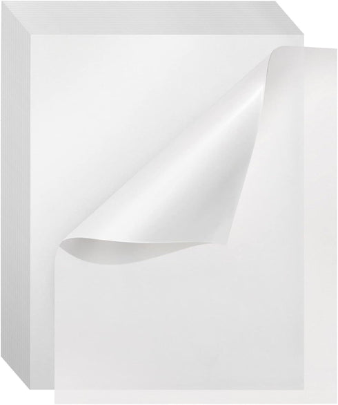 Bright Creations 100 Pack Glassine Paper Sheets (8.5 x 11") - Onion Skin Paper for Artwork, Drawings, Arts and Crafts, DIY Projects...