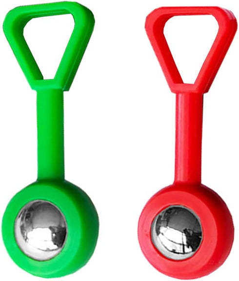 Stud Finder Stud Detector Better than 52300 Studball For The Center and Edge of Wood AC Wire Metal Studs Joist Pipe-Red+Green-2Pack...