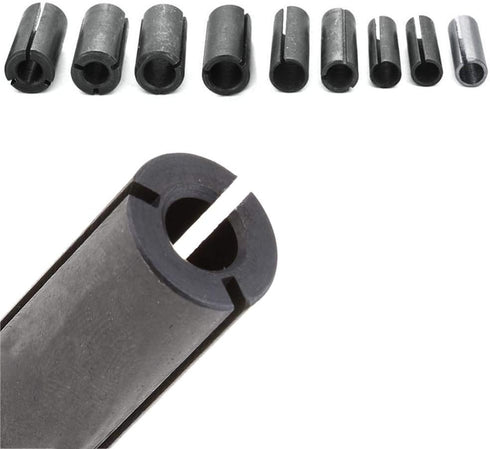9 Different Sizes Steel Router Collet Chuck Driver Router Adapter Converter for Woodworking Engraving Machine Tool...