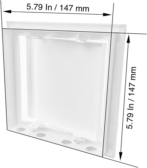 White Plastic Access Panel. Service Shaft Door Panel. Plumbing. Electricity. Heating. Alarm Wall Access Panel for Drywall. Bathroom Services Acces...