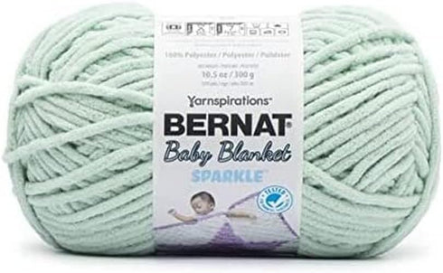 Bernat Baby Blanket Sparkle 300g - Seafoam Sparkle......