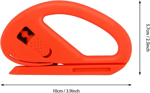 FOSHIO 4Pack Wrapping Paper Cutter, Zippy Safety Cutter Utility Knives for Window Tinting Kits, Present Paper Wrapping, Films, Vacuum Bags, Sticke...