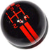 5 Speed Red line Shift Knob Black Car Gear Stick Shift Shifter Knob Automatic Manual Shifter Knob Suitable for Most Transmission Vehicles...