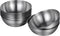 Healeved 8pcs Stainless Steel Sauce Dishes Round Seasoning Dishes Sushi Dipping Bowls Saucers Bowl Mini Appetizer Plates Seasoning Dish Saucer Pla...