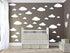 31pcs White Cloud Wall Decals – Mixed Sizes 4-10in Floating Vinyl Stickers for Baby Nursery, Kids Bedroom, Ceiling or Playroom – Removable DIY Hom...