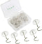 50 Pieces Upholstery Tacks, Twist Pins for Slipcovers and Bedskirts Clear Head Screw Nail Spiral Bed Skirt Pins...
