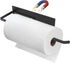 Magnetic Paper Towel Holder for Fridge, Toilet Paper Roll Holder Magnetic Paper Towel Rack Wall Mount Fridge Organizer for Paper Towels Rolls Bath...