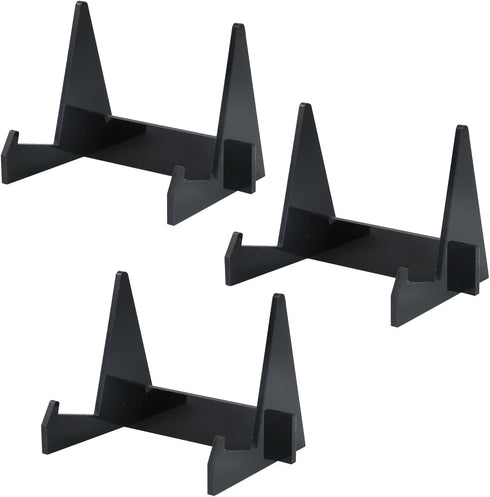 3sets Acrylic Display Stand Holder for Tablets Books Photo Frame Easel Painting Art Crafts (5-1/2in Black)...