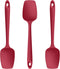 U-Taste Silicone Spoon Spatula Set: 480ºF Heat Resistant Food Grade Flexible Rubber Spoonula, Nonstick Cooking Mixing Scooping Kitchen Baking Scra...