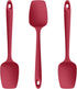 U-Taste Silicone Spoon Spatula Set: 480ºF Heat Resistant Food Grade Flexible Rubber Spoonula, Nonstick Cooking Mixing Scooping Kitchen Baking Scra...