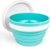 CARTINTS 950ml Collapsible Bowls-Silicone Food Storage Containers-Prep/Storage Bowls with Lids-Silicone Lunch Containers, Ideal for Travel and Cam...