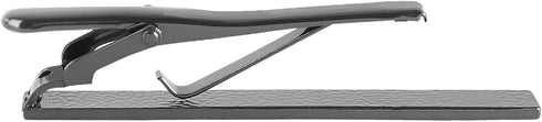 Roctee 2pcs Black Tie Bar Clip 2.4 Inch, Men’s Tie Tacks Pins Tie Clips Necktie Bar Pinch Clip Set for Regular Normal Size Ties for Men Tie Set Ac...