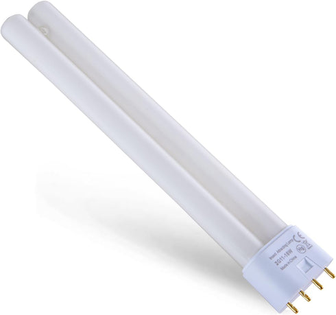 Bug Zapper Replacement Light Bulb for 18W Insect Attracting Lamp, 4-Pin, 18W Single H-Shaped Twin Tube Bulb for Outdoor Mosquito Zapper...