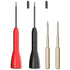 Goupchn Test Probe Set 2PCS 600V/10A Non-Destructive Back Probes and 2PCS Gold-Plated Precision Sharp Probes for 2mm Multimeter Leads Electrical T...