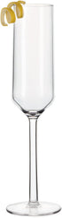 G.E.T. SW-1462-CL-EC Via BPA-Free Shatterproof Plastic Champagne Glasses, 6 Ounce, Clear (Set of 4)...