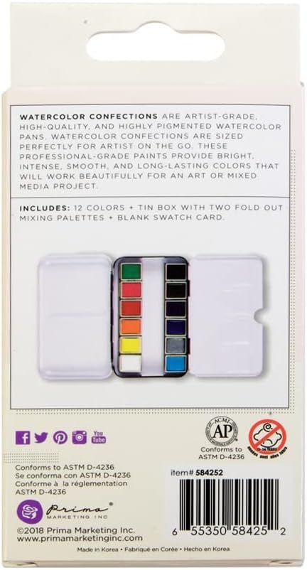 Prima Marketing 584252 Watercolor Confections: The Classics...