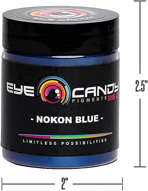 Eye Candy Premium Blue Mica Powder Pigment | Multipurpose DIY Arts and Crafts Additive | Acrylic, Natural Bath Bombs, Resin, Paint, Epoxy, Soap, N...